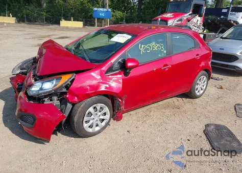 2015 Kia Rio Lx from USA, damaged, VIN KNADM5A37F6442188
